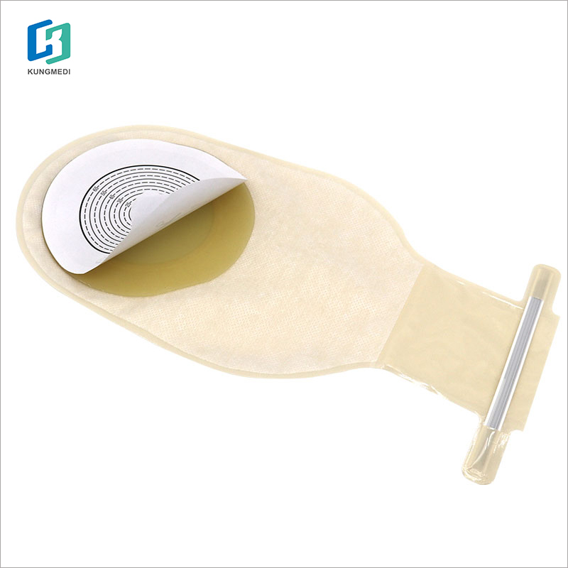 Surgical colostomy pounch