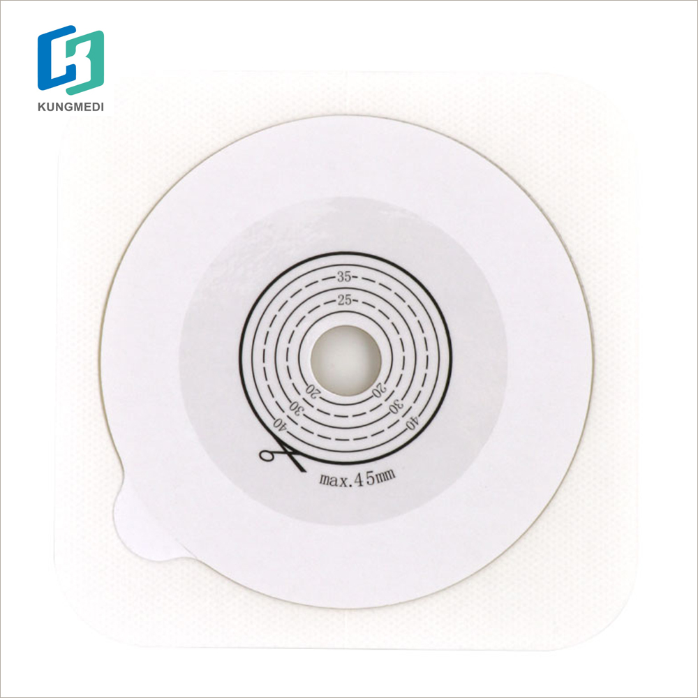 Two piece water gel Two piece water gel ostomy adhesive barrier